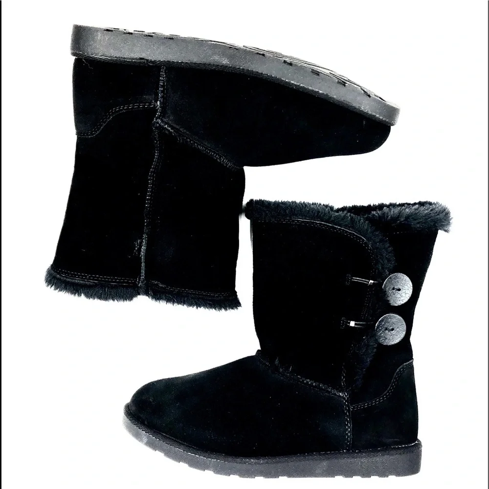 Avenue Cloudwalker Zoey Womens  Black Suede Pull On Boot Size 9W